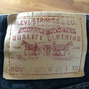 Vintage Levi Black jeans